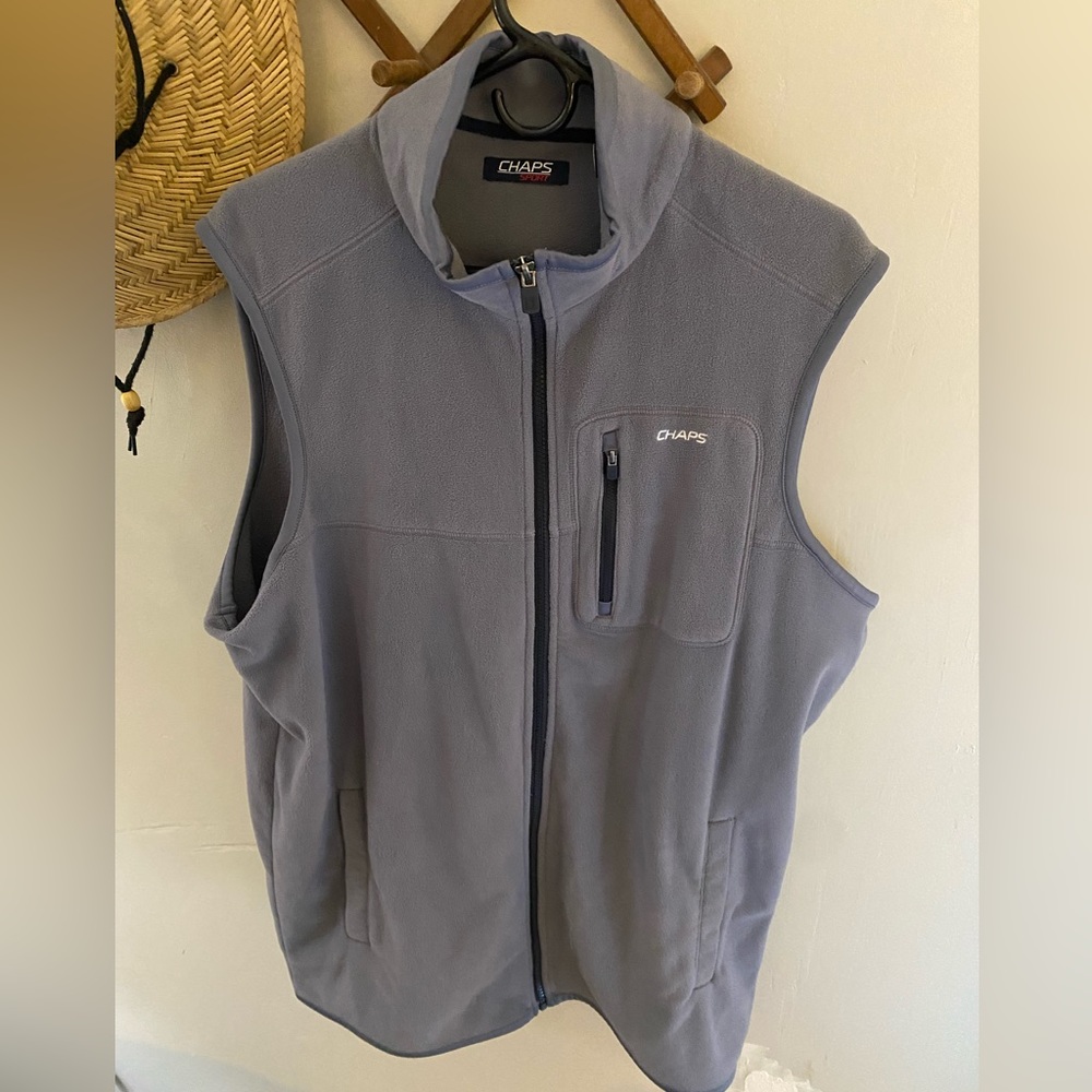 Chaps Sport Fleece Vest size LT